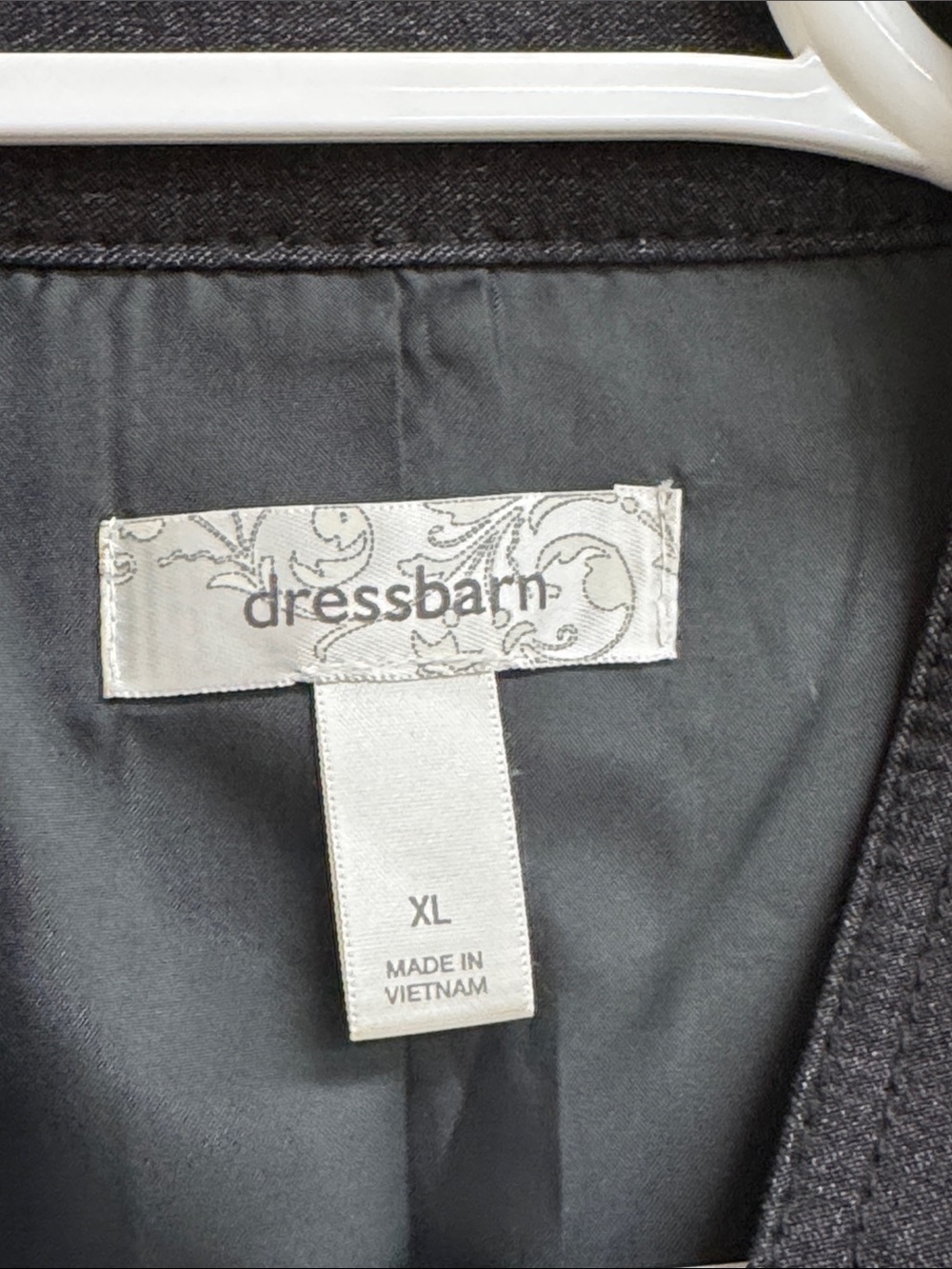 Dress Barn Black Military-Style Button Front Blazer - Picture 3 of 6
